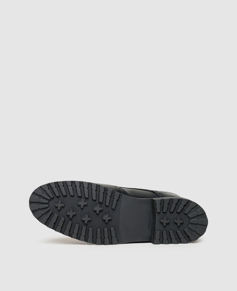 Shoepassion Damen-Boot Aus Kalbsleder Mit Lochmusterverzierung Henry Stevens Shoepassion