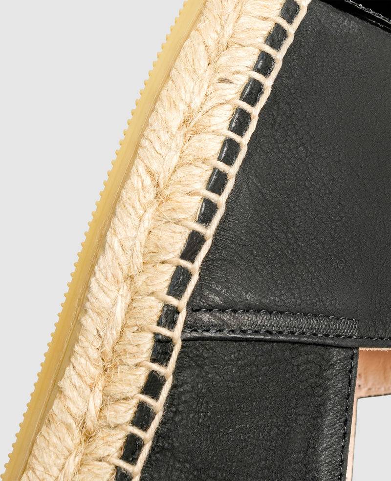 Shoepassion Damen-Espadrilles Aus Nubuk Und Lackleder Henry Stevens Shoepassion