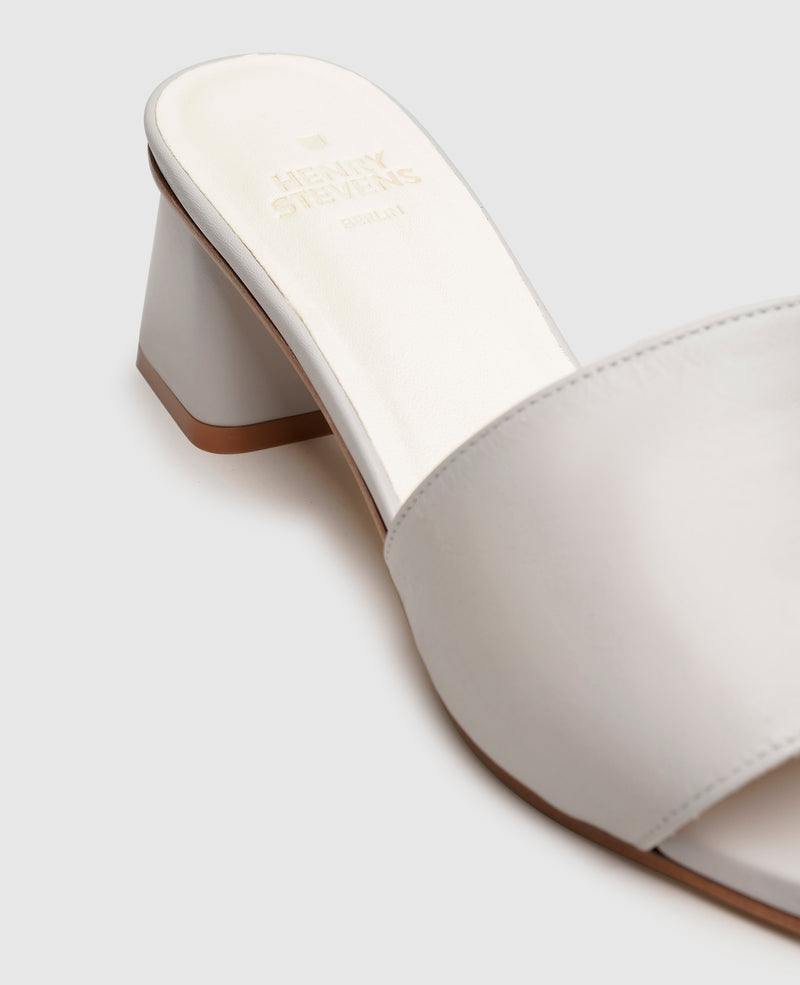 Shoepassion Damen-Pantolette In Angesagter Karree-Form Henry Stevens Shoepassion