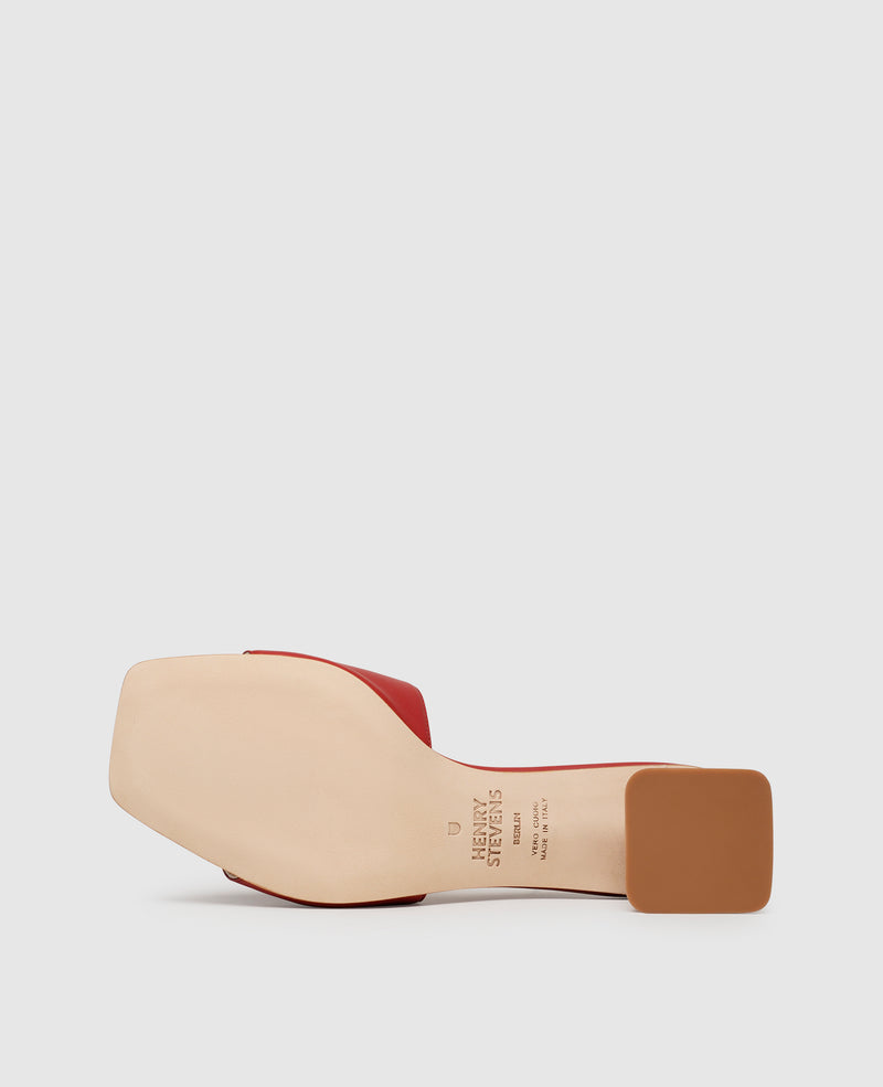 Shoepassion Damen-Pantolette In Angesagter Karree-Form Henry Stevens Shoepassion