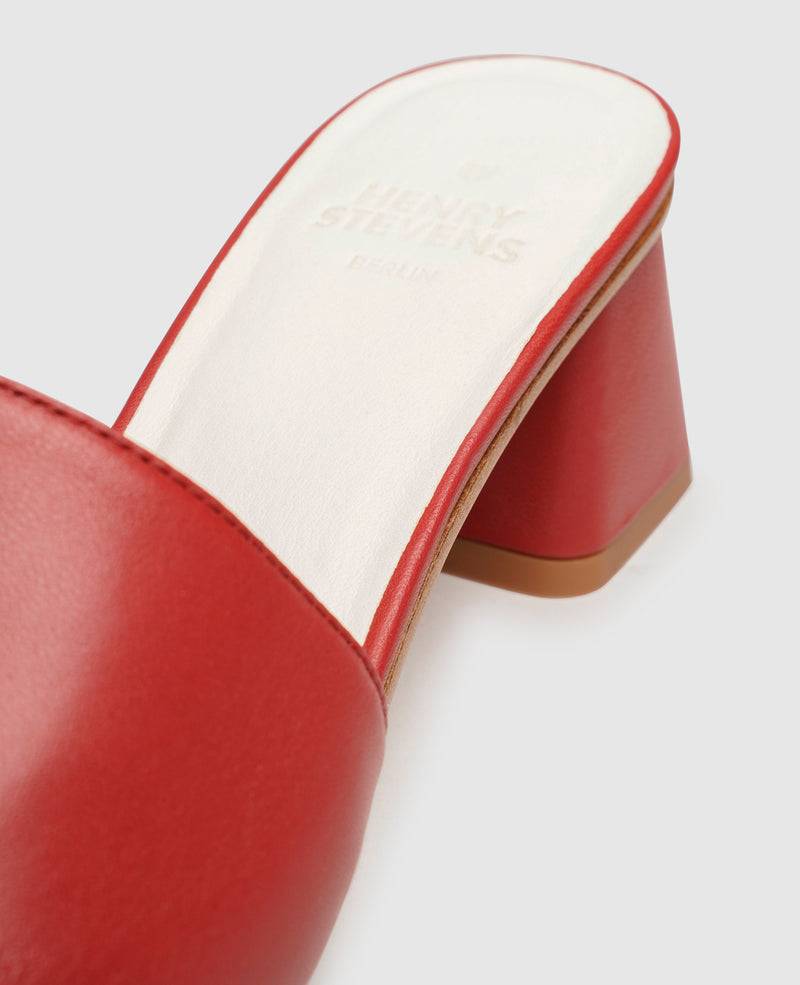 Shoepassion Damen-Pantolette In Angesagter Karree-Form Henry Stevens Shoepassion