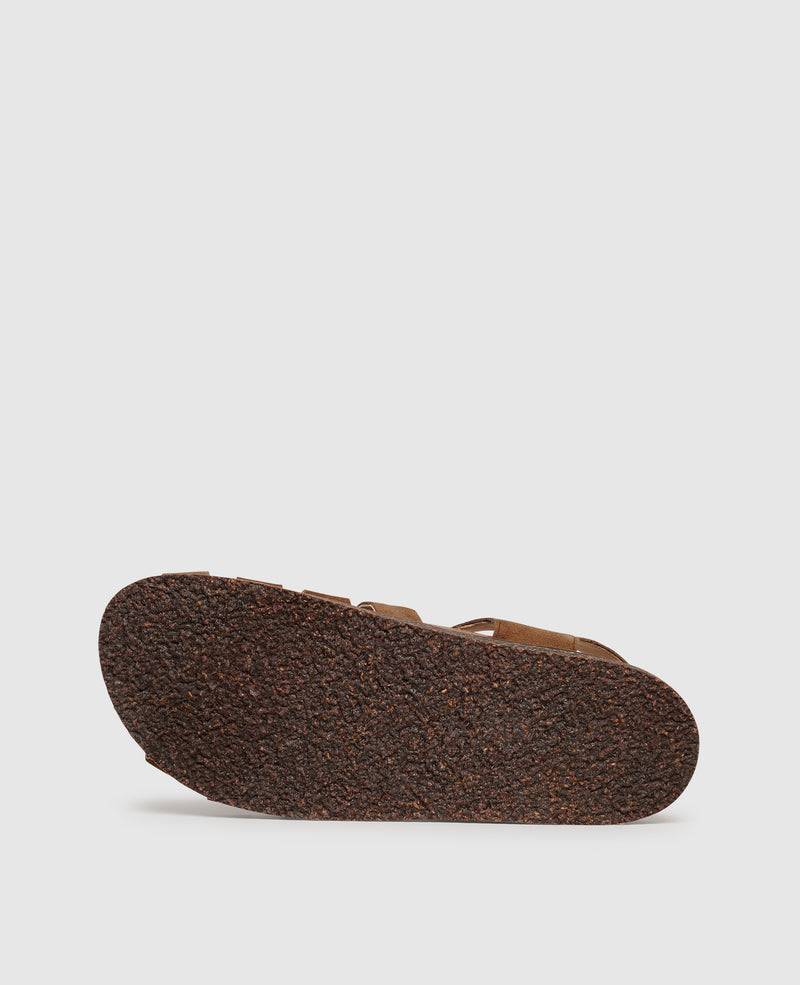 Shoepassion Drew FSI Sandale In Braun - Henry Stevens Shoepassion