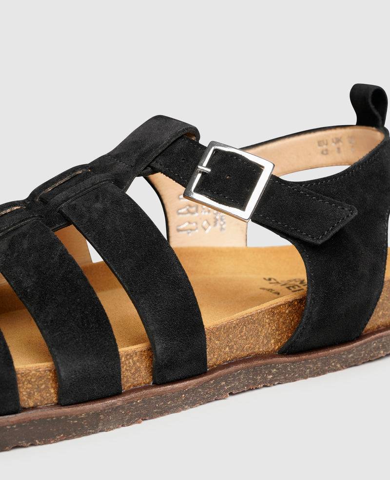 Shoepassion Drew FSI Sandale In Schwarz - Henry Stevens Shoepassion