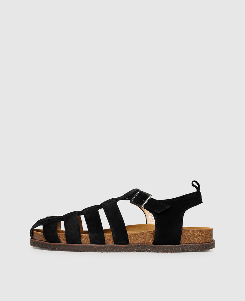 Shoepassion Drew FSI Sandale in Schwarz - Henry Stevens Shoepassion