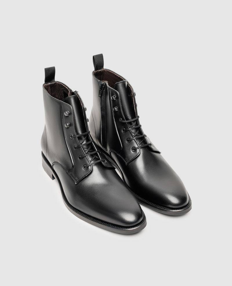 Shoepassion Durchgenähte Herren-Schnürboots Aus Glattleder Henry Stevens Shoepassion