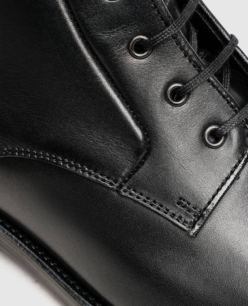 Shoepassion Durchgenähte Herren-Schnürboots Aus Glattleder Henry Stevens Shoepassion