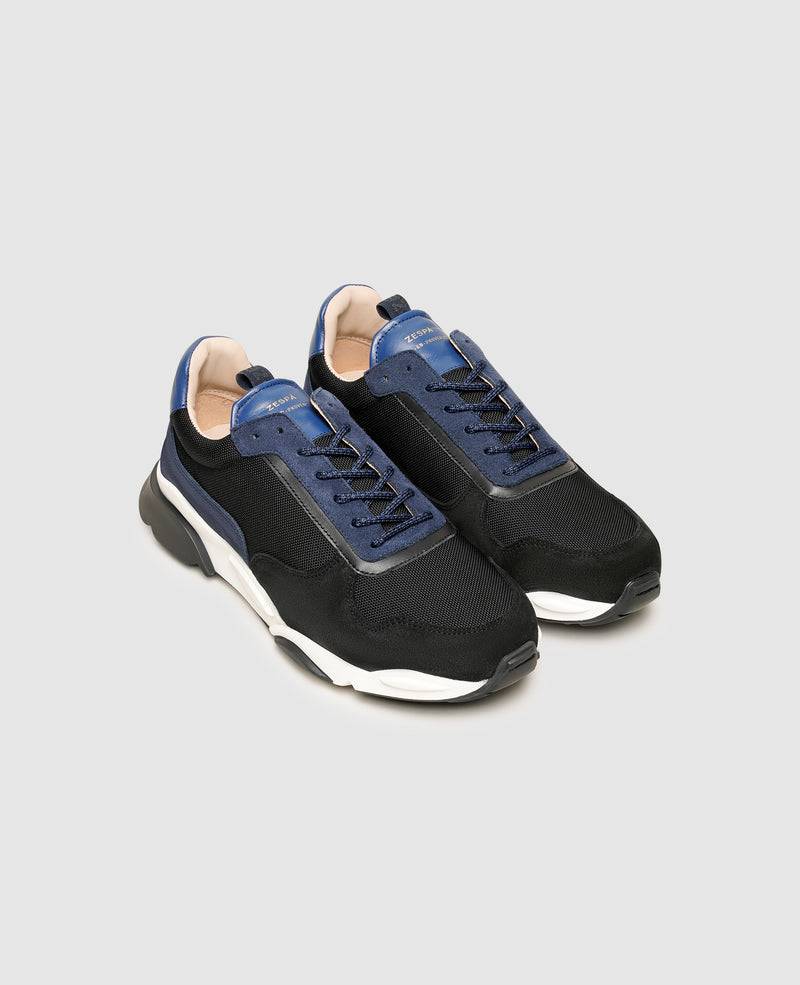 Shoepassion Dynamische Herren-Sneaker Aus Leder Und Textil| Zespà Shoepassion