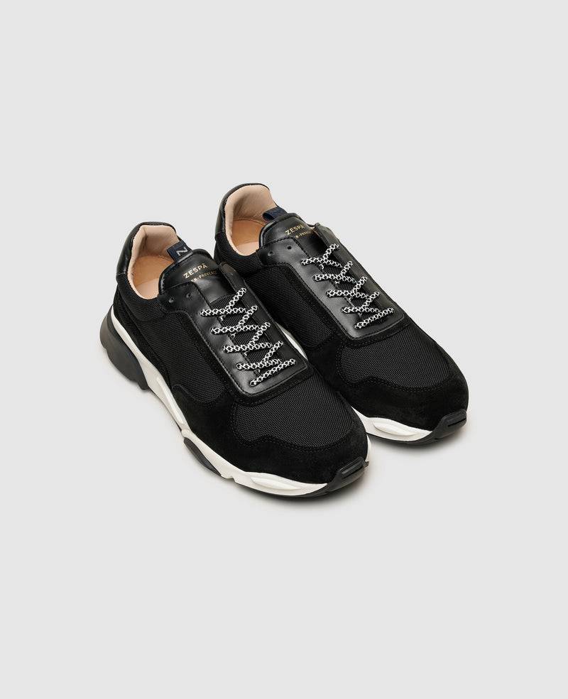 Shoepassion Dynamische Herren-Sneaker Aus Leder Und Textil| Zespà Shoepassion