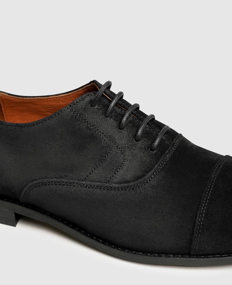 Shoepassion Dynamischer Captoe Oxford Aus Velours Henry Stevens Shoepassion