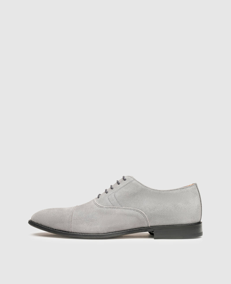 Shoepassion Dynamischer Captoe Oxford aus Velours Henry Stevens Shoepassion