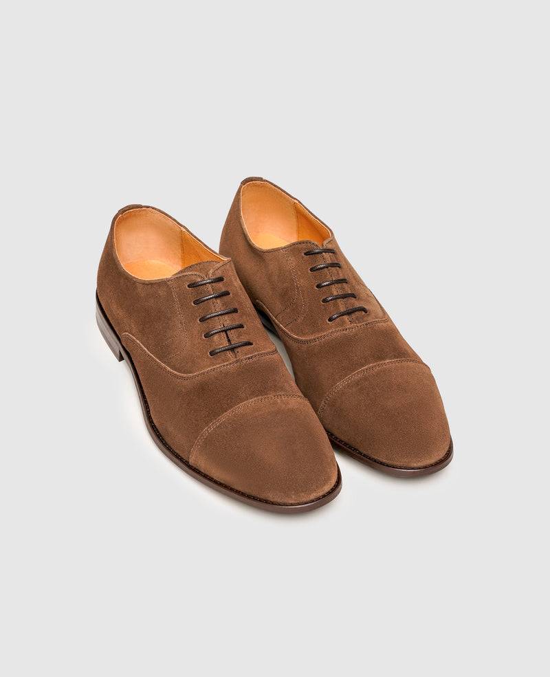 Shoepassion Dynamischer Captoe Oxford Aus Velours Henry Stevens Shoepassion