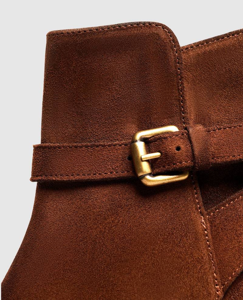 Shoepassion Edle Jodhpur Boots Für Herren Aus Velours Henry Stevens Shoepassion