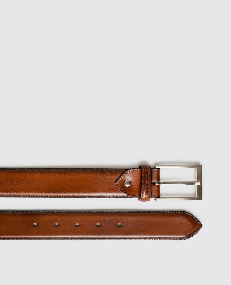 Shoepassion Edler Herrengürtel Aus Leder Mit Handfinish Henry Stevens Shoepassion