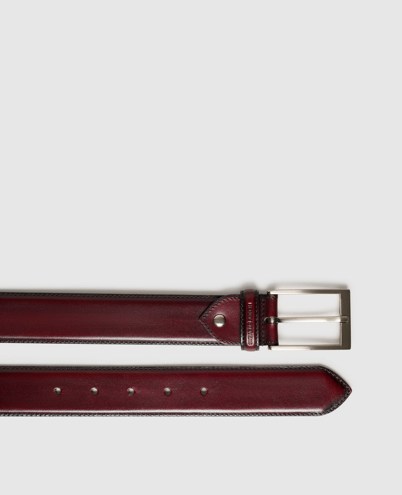 Shoepassion Edler Herrengürtel Aus Leder Mit Handfinish Henry Stevens Shoepassion