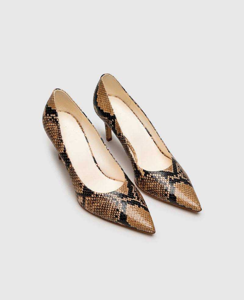 Shoepassion Elegante Damen-Pumps In Reptil-Optik Henry Stevens Shoepassion