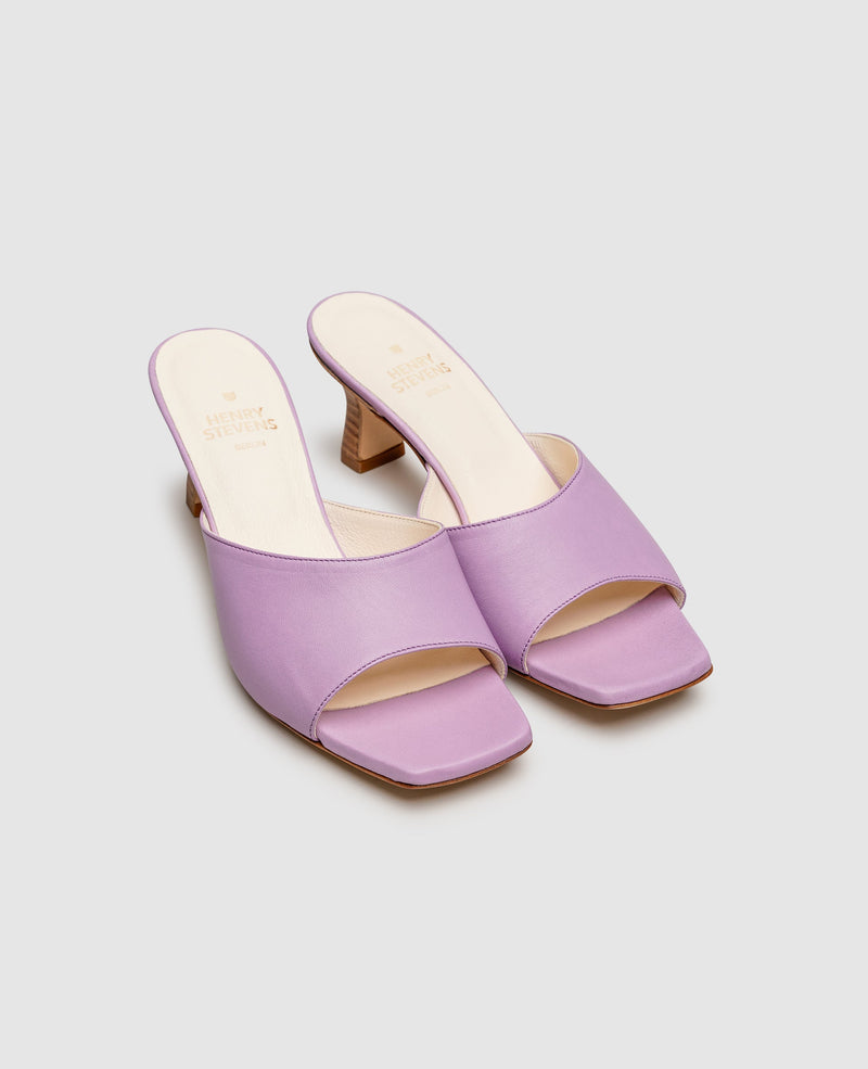 Shoepassion Elegante Glattleder-Mules Für Damen Henry Stevens Shoepassion