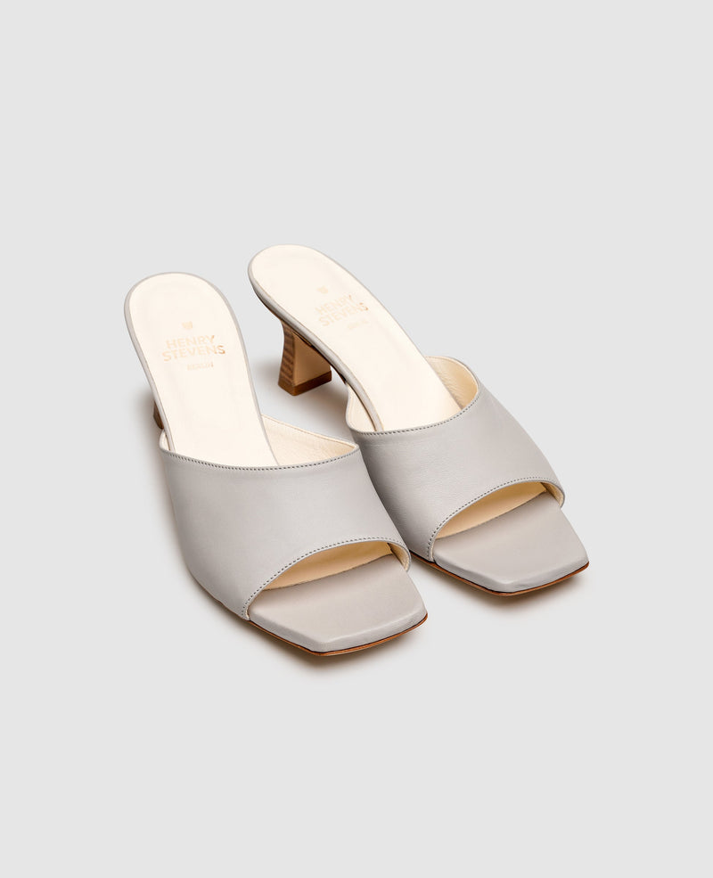 Shoepassion Elegante Glattleder-Mules Für Damen Henry Stevens Shoepassion