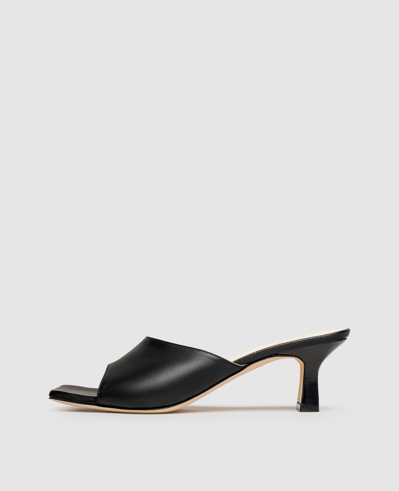 Shoepassion Elegante Glattleder-Mules für Damen Henry Stevens Shoepassion