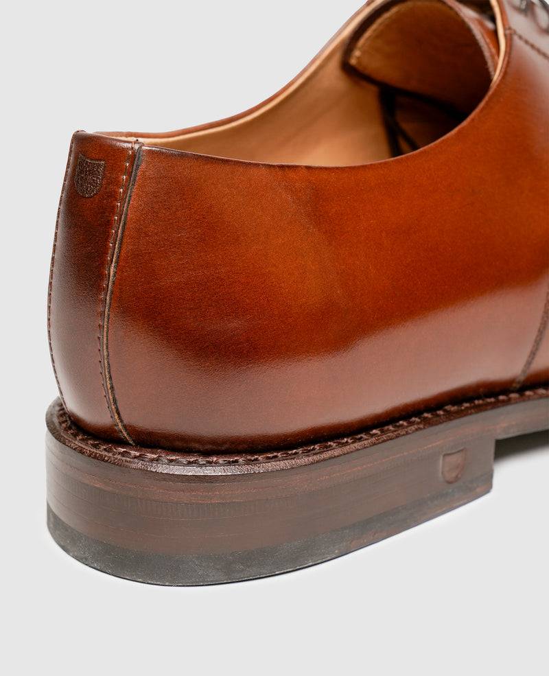 Shoepassion Elegante Half-Brogue Derby Herrenschuhe Aus Edlem Leder Shoepassion