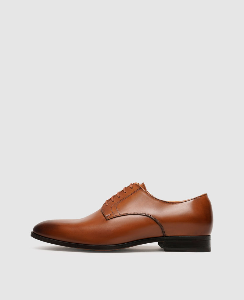 Shoepassion Elegante Plain Derby Herrenschuhe aus feinstem Glattleder Shoepassion
