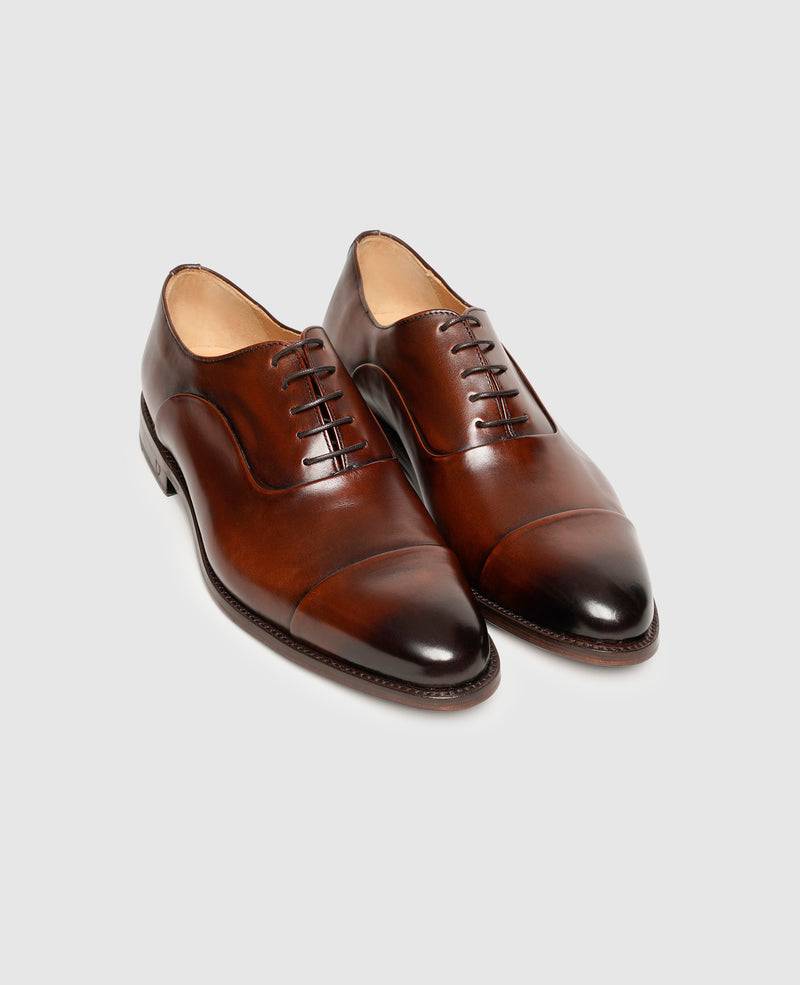 Shoepassion Eleganter Oxford Herrenschuh Mit Handfinish Henry Stevens Shoepassion