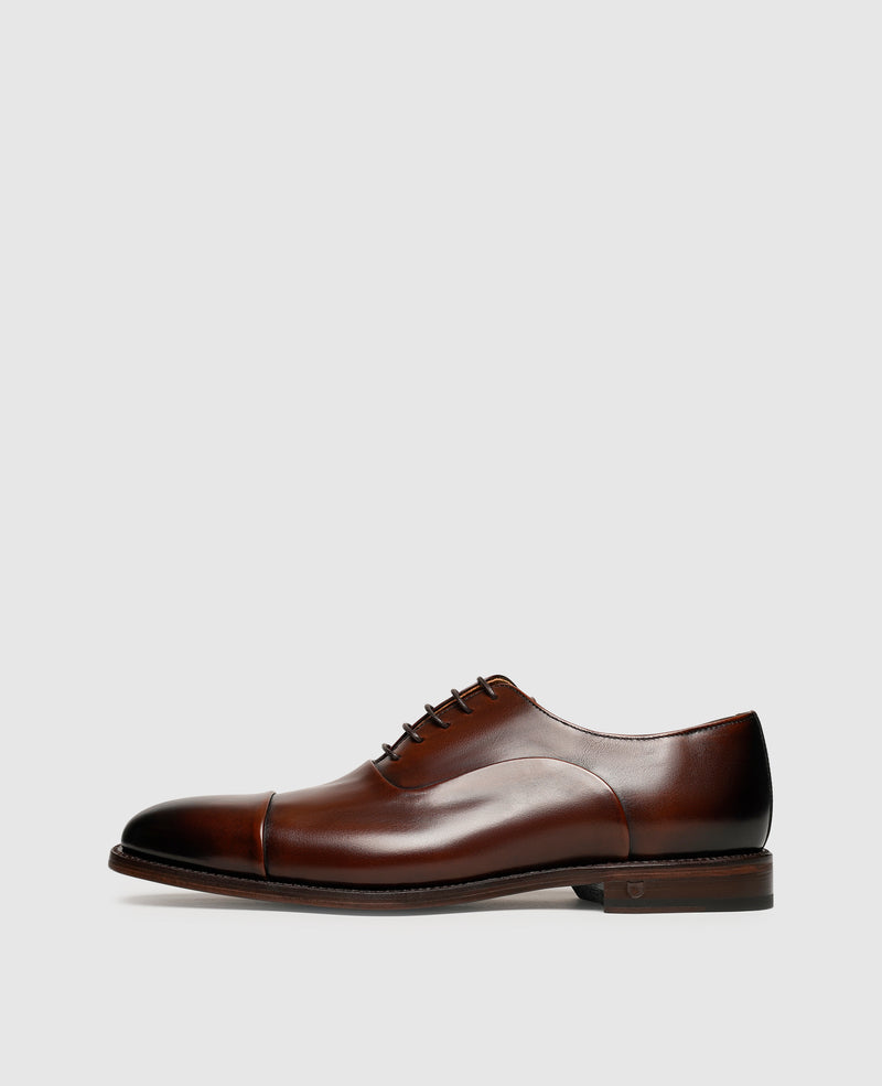 Shoepassion Eleganter Oxford Herrenschuh mit Handfinish Henry Stevens Shoepassion