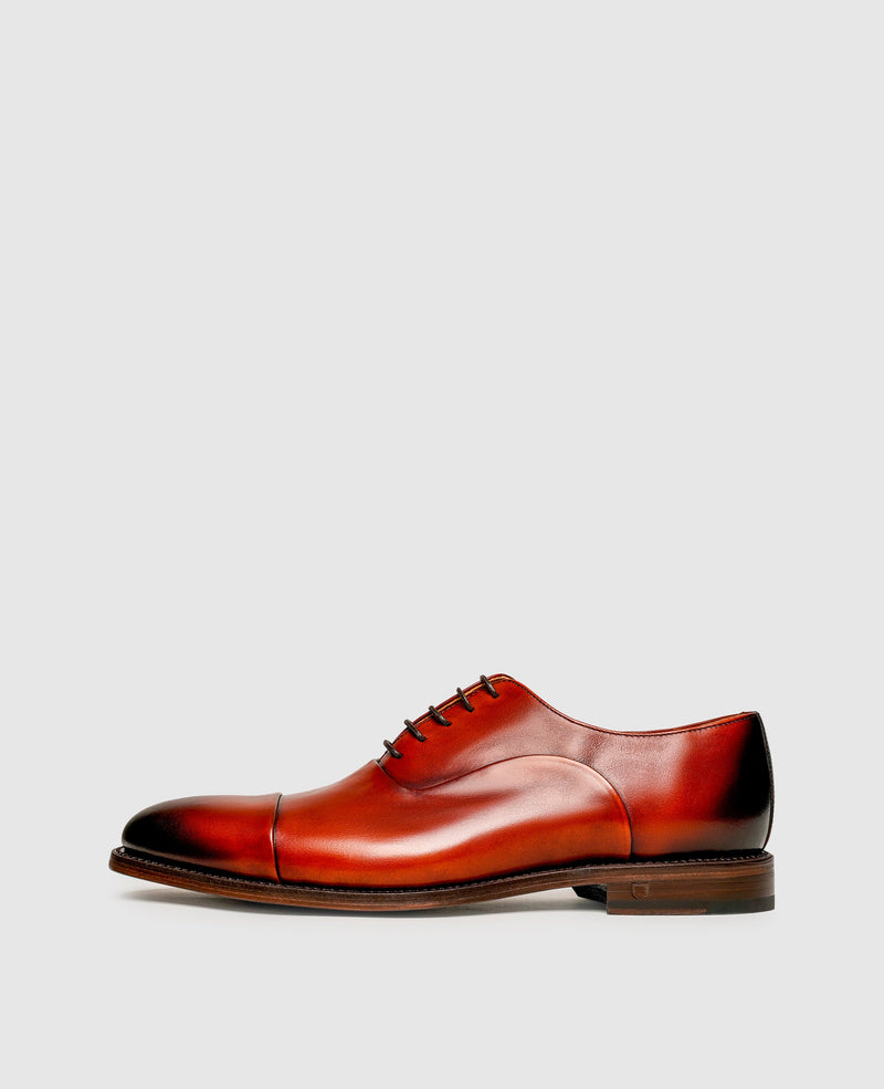 Shoepassion Eleganter Oxford Herrenschuh mit Handfinish Henry Stevens Shoepassion