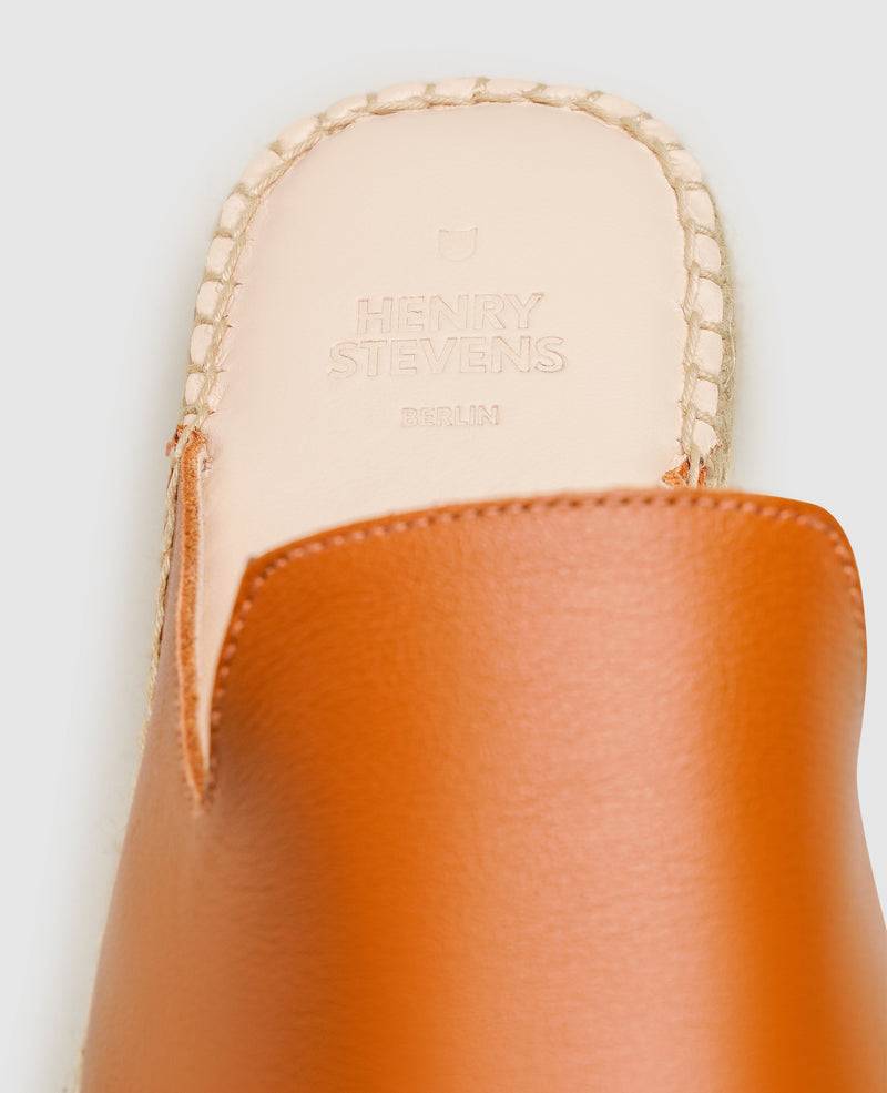 Shoepassion Espadrille-Mules Für Herren Aus Glattleder Henry Stevens Shoepassion