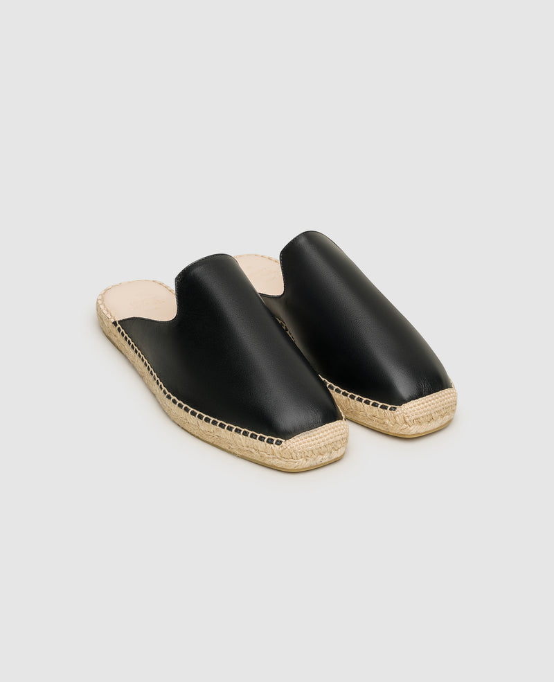 Shoepassion Espadrille-Mules Für Herren Aus Glattleder Henry Stevens Shoepassion