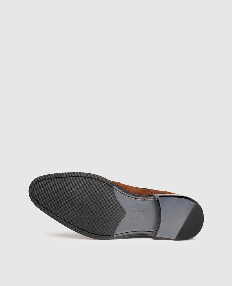 Shoepassion Flexible Derby-Boots Für Herren Aus Velours Henry Stevens Shoepassion