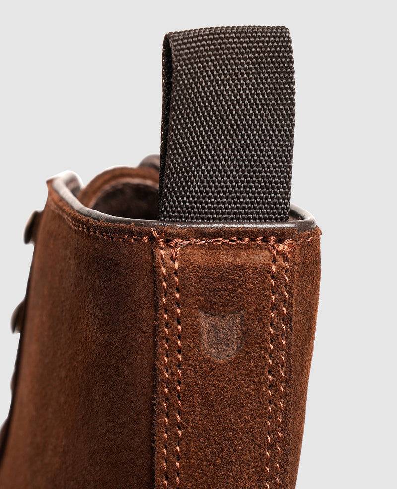 Shoepassion Flexible Derby-Boots Für Herren Aus Velours Henry Stevens Shoepassion