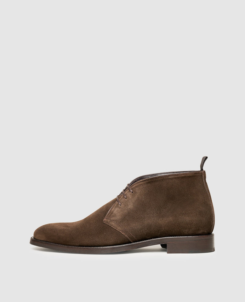 Shoepassion Flexible George Boots für Herren aus Velours Henry Stevens Shoepassion