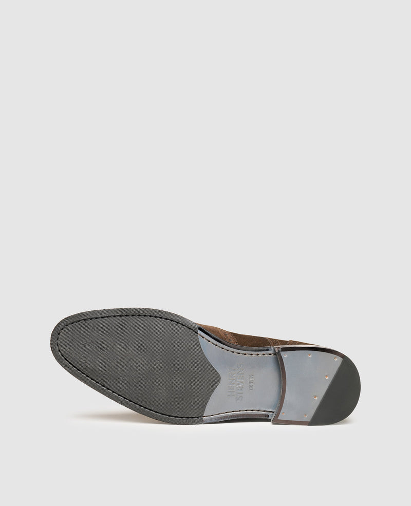 Shoepassion Flexible Herren-Boots Aus Velours Mit Verzierung Henry Stevens Shoepassion