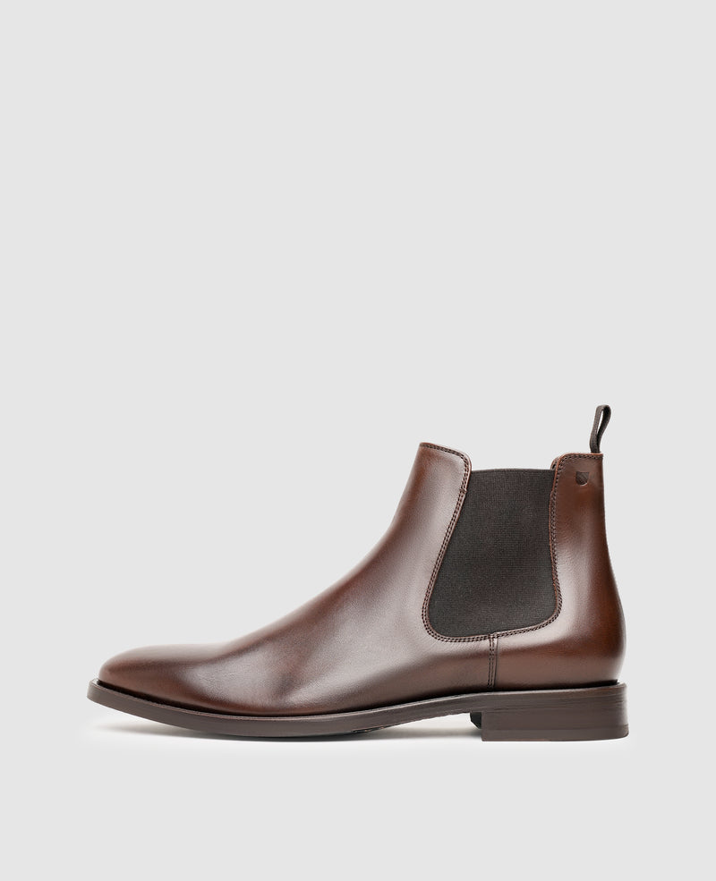 Shoepassion Flexible Herren Chelsea Boots aus Glattleder Henry Stevens Shoepassion