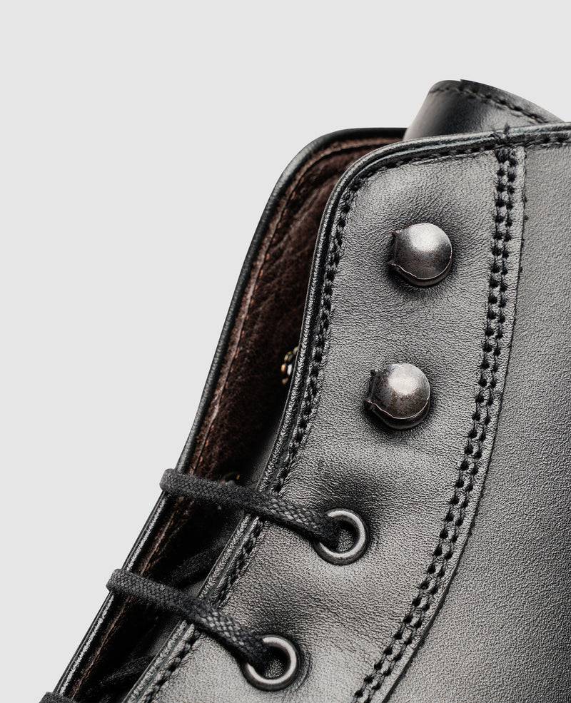 Shoepassion Flexible Herren Derby-Boots Aus Glattleder Henry Stevens Shoepassion