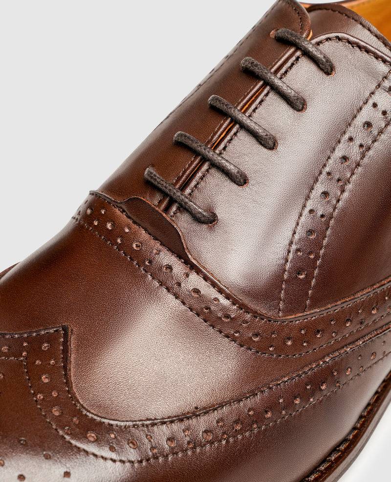 Shoepassion Flexibler Full-Brogue Oxford Aus Glattleder Henry Stevens Shoepassion
