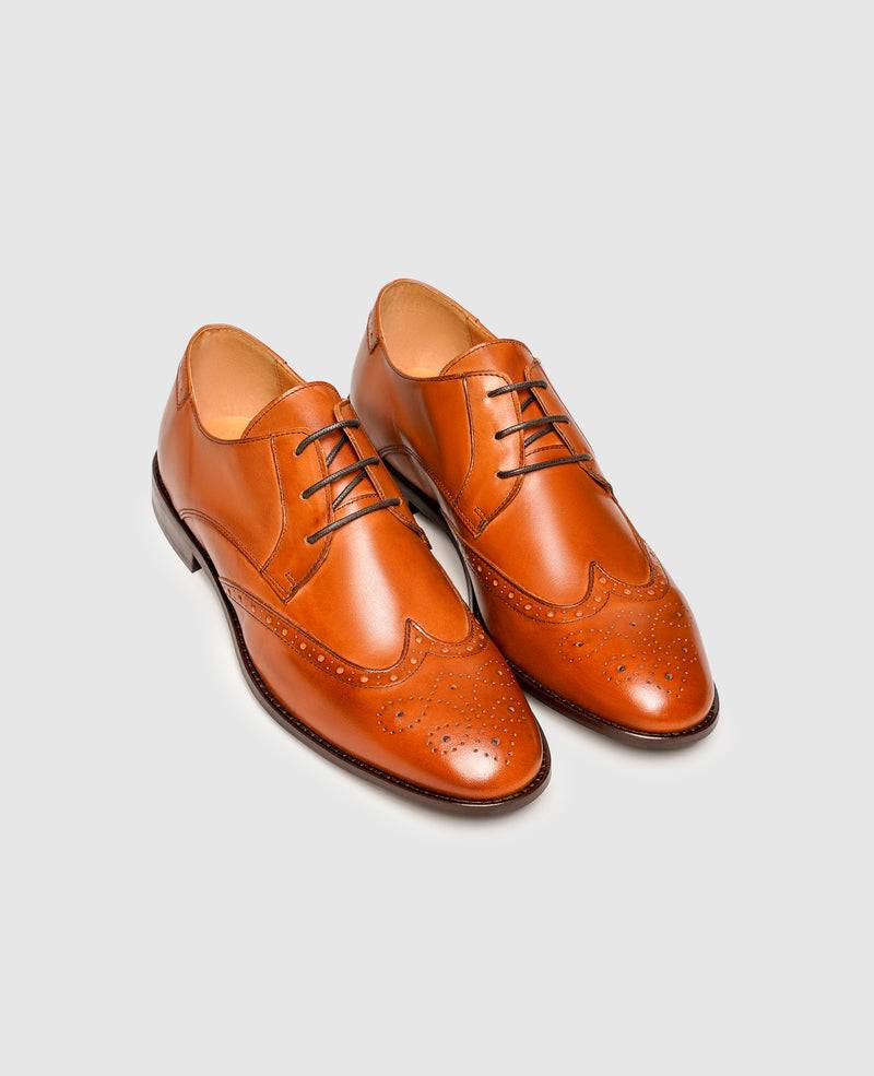Shoepassion Full-Brogue Derby Mit Leder-Gummisohle Henry Stevens Shoepassion