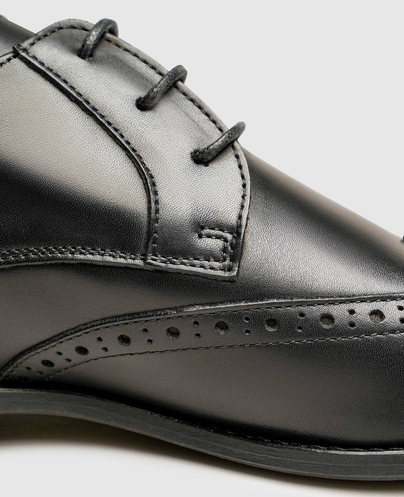 Shoepassion Full-Brogue Derby Mit Leder-Gummisohle Henry Stevens Shoepassion