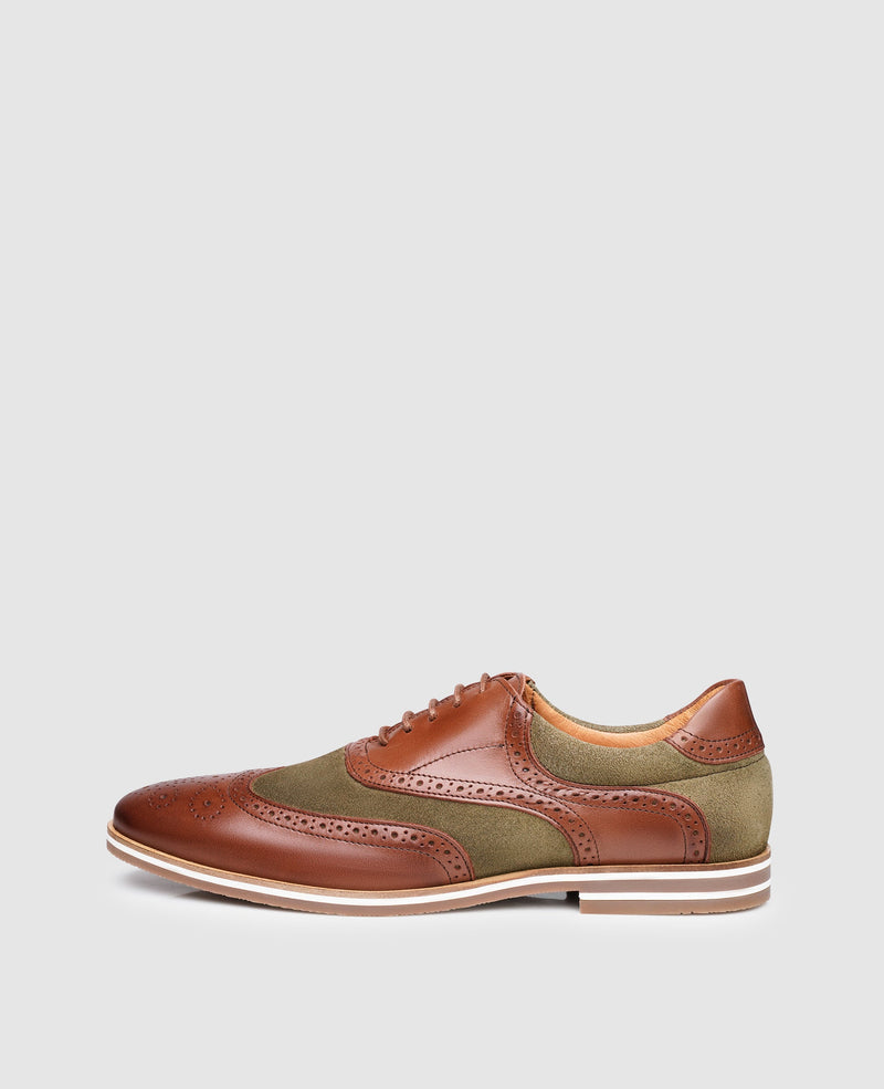 Shoepassion Full-Brogue Oxford mit Gummisohle Modern Basics Shoepassion