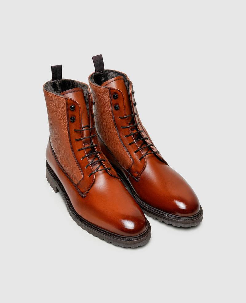 Shoepassion Gefütterte Herren Winter-Boots Aus Hirschleder Henry Stevens Shoepassion