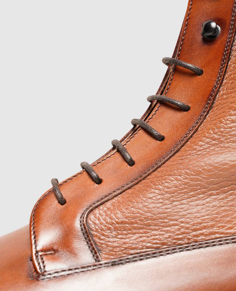 Shoepassion Gefütterte Herren Winter-Boots Aus Hirschleder Henry Stevens Shoepassion