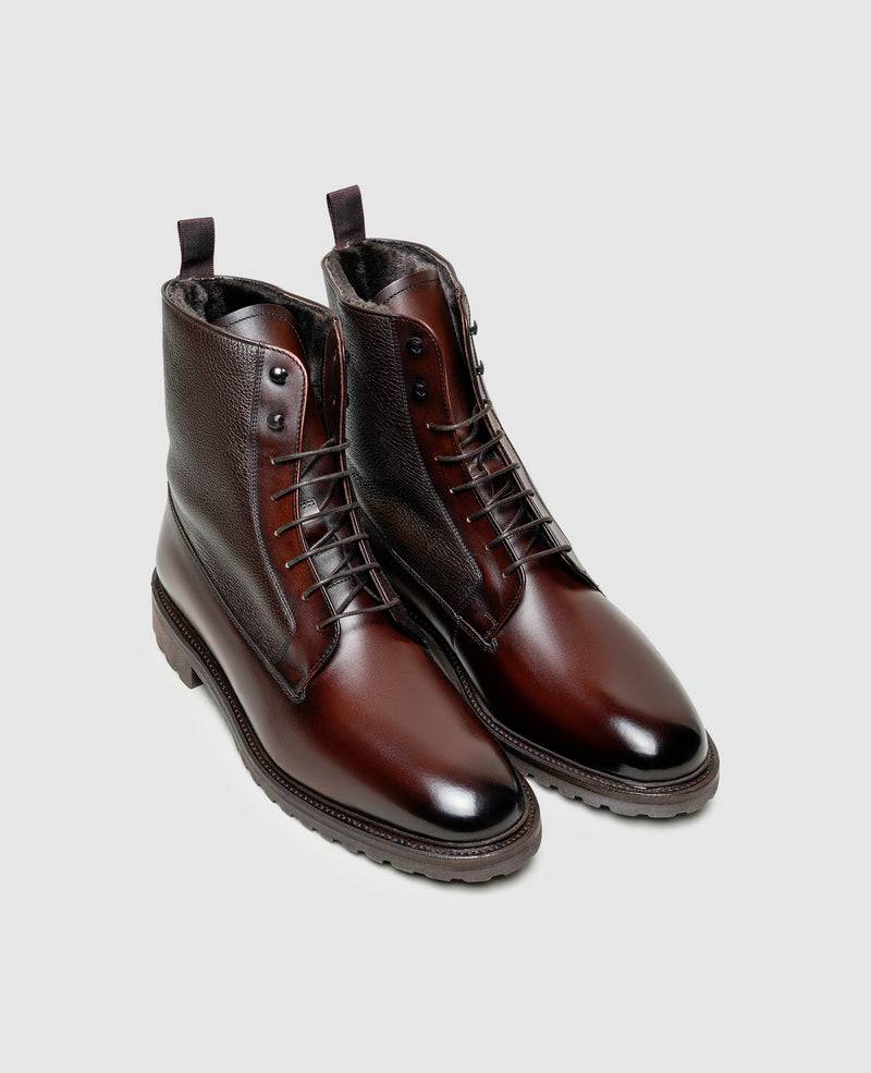 Shoepassion Gefütterte Herren Winter-Boots Aus Hirschleder Henry Stevens Shoepassion