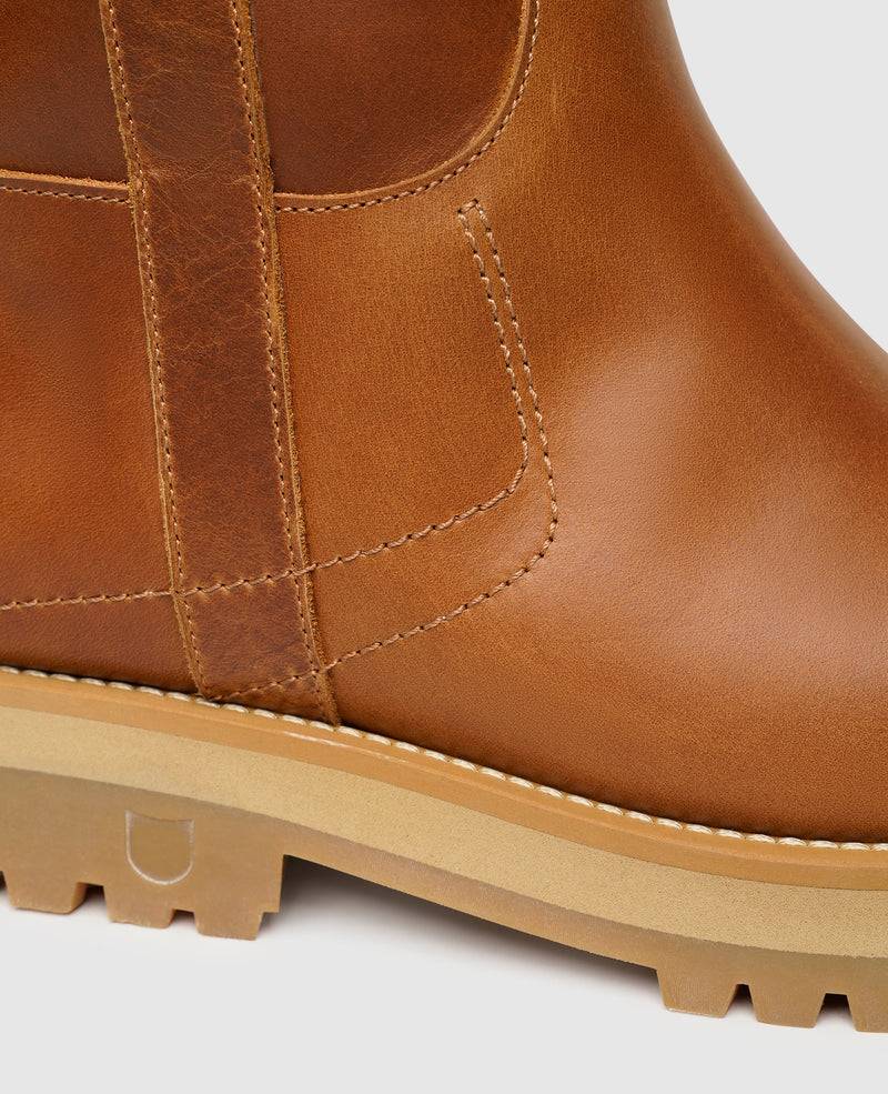 Shoepassion Gefütterte Leder-Schlupfstiefel Für Damen |Henry Stevens Shoepassion
