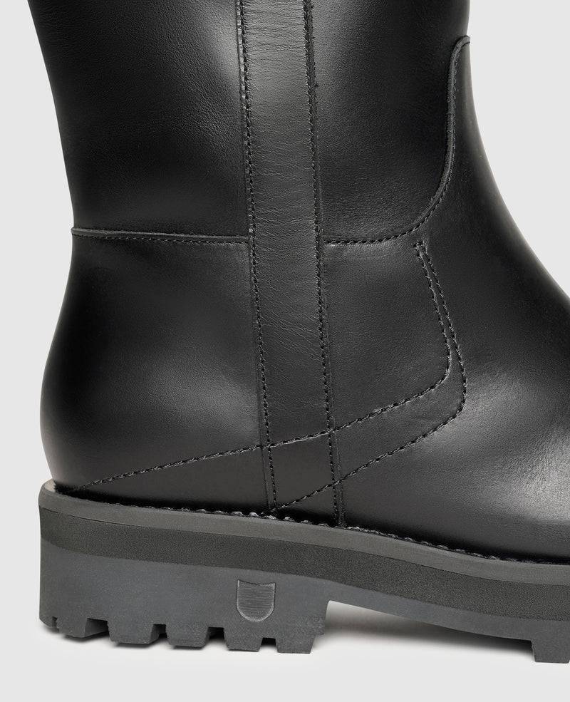 Shoepassion Gefütterte Leder-Schlupfstiefel Für Damen |Henry Stevens Shoepassion