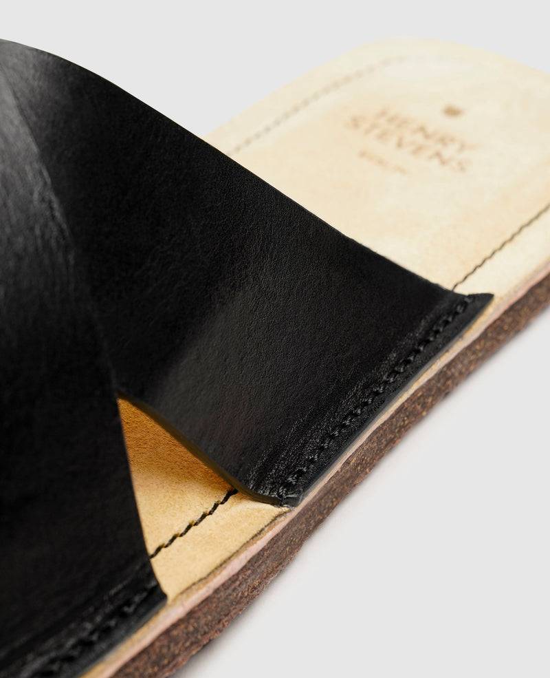 Shoepassion Handgefertigte Herren-Pantolette Mit Leder-Fußbett Henry Stevens Shoepassion