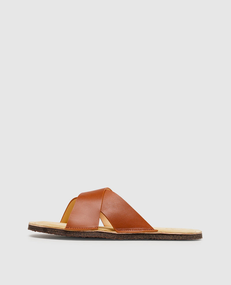 Shoepassion Handgefertigte Herren-Pantolette mit Leder-Fußbett Henry Stevens Shoepassion