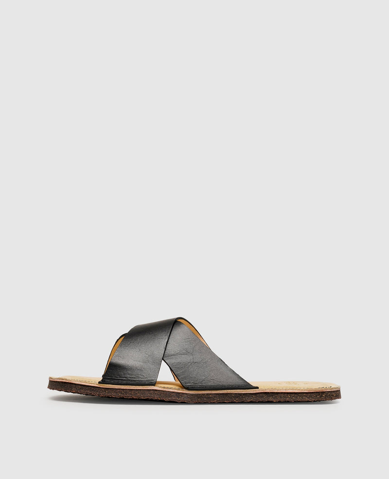 Shoepassion Handgefertigte Herren-Pantolette mit Leder-Fußbett Henry Stevens Shoepassion