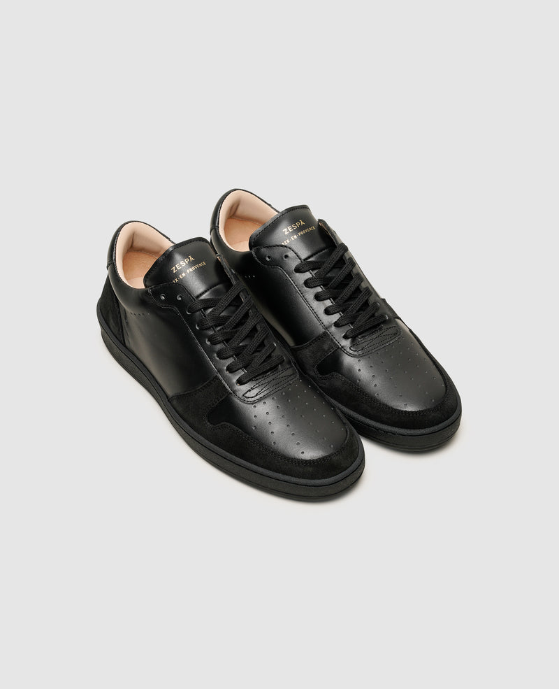 Shoepassion Handgefertigte Herren-Sneaker Aus Edlem Leder-Mix Zespà Shoepassion