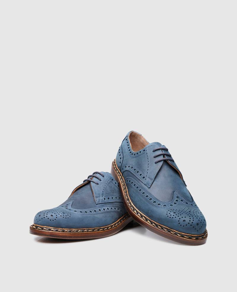 Shoepassion Handgefertigter Buda Full-Brogue Derby Herrenschuh Heinrich Dinkelacker Shoepassion