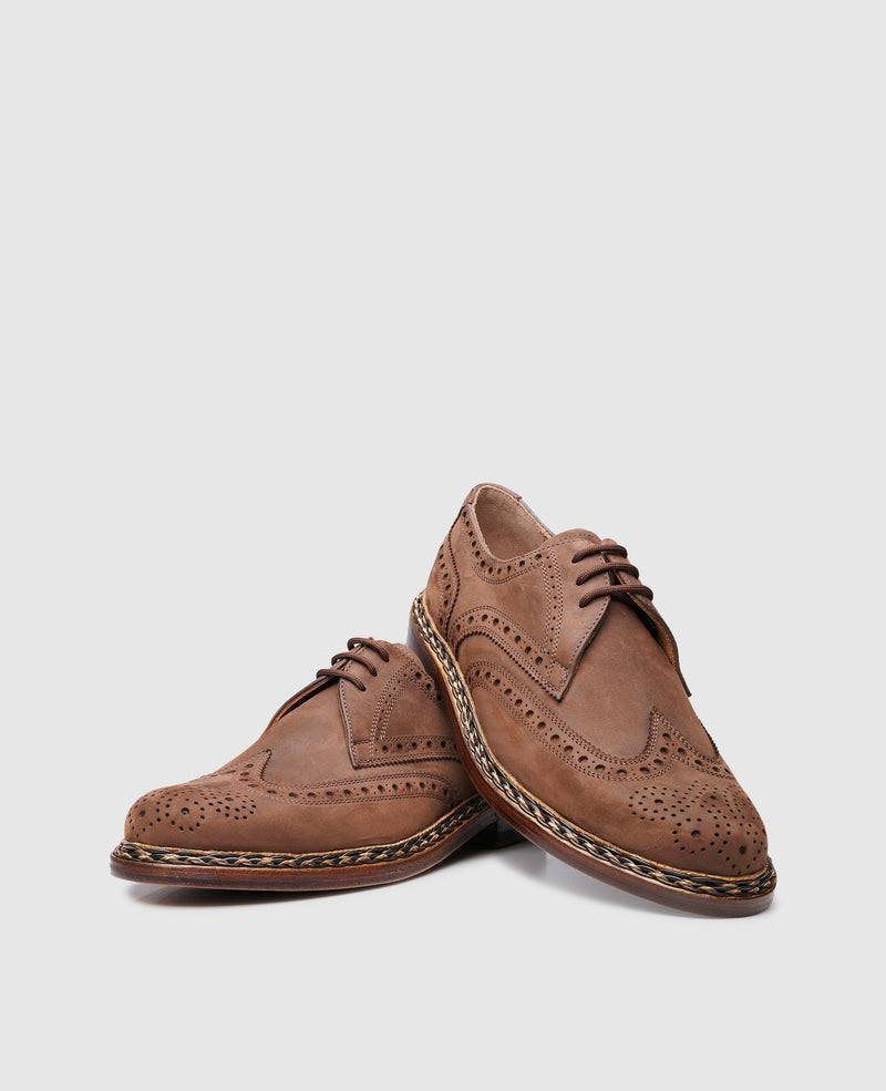 Shoepassion Handgefertigter Buda Full-Brogue Derby Herrenschuh Heinrich Dinkelacker Shoepassion